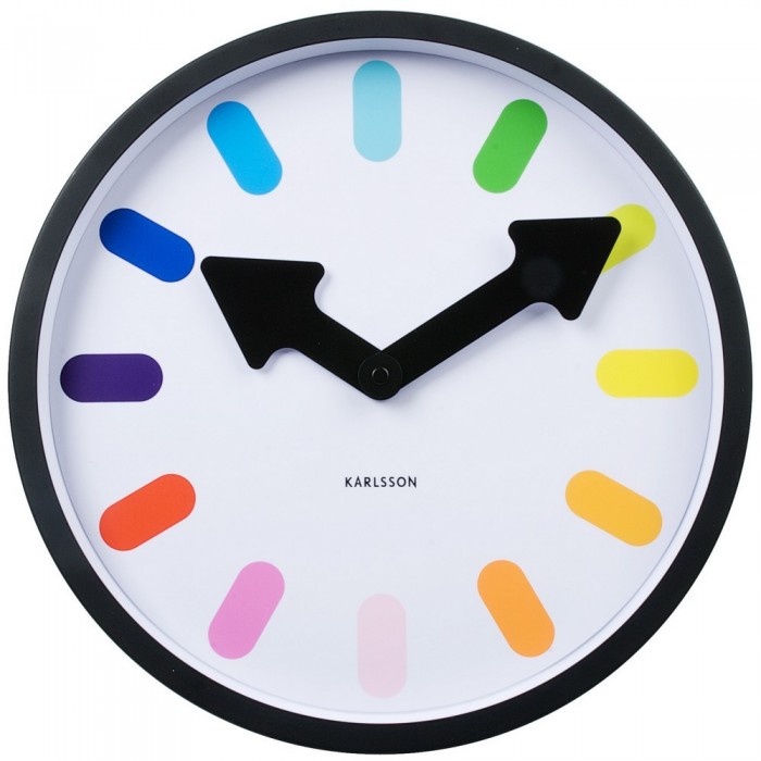 horloge colorée